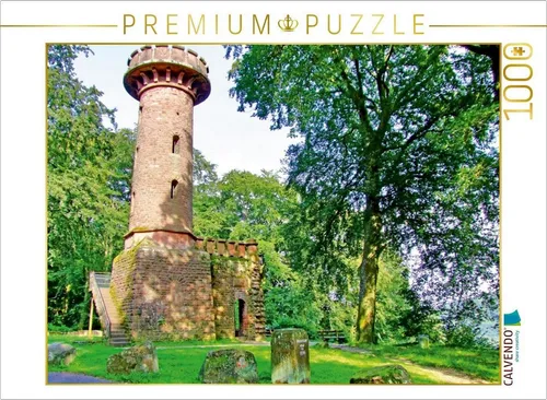 CALVENDO Puzzle CALVENDO Puzzle Heidelberg - Heiligenberg und Philosophenweg 1000 Teile Lege-Größe 64 x 48 cm Foto-Puzzle Bild von Claus Liepke, 1000 Puzzleteile