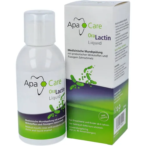 Apacare Liquid Zahnspülung 200 ml - Mundspülungen für optimale Mundhygiene, schützt vor Karies und sorgt für frischen Atem.