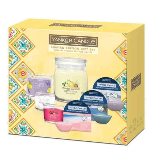Yankee Candle Signature Gift Set – Frühlingsdüfte - Duftkerzen-Set für eine angenehme Atmosphäre, ideal zur Verschönerung Ihres Wohnraums mit frischen Frühlingsnoten.