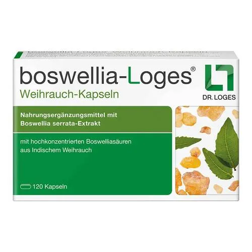 Boswellia-Loges Weihrauch-Kapseln - Hoch bioverfügbarer Indischer Weihrauch, unterstützt Gelenke und lindert Entzündungen