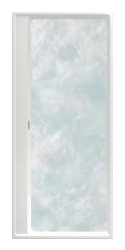 Villeroy & Boch Collaro Rechteck-Whirlpool Airpool Comfort (AC) Technik Position 1 1800 x 800 x 620 mm - Weiß Alpin / Verchromt / Chrome - UAC180COR2A1V01