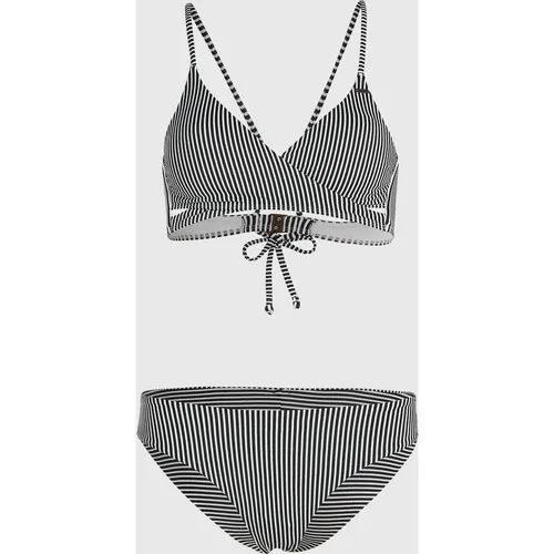 O'Neill Essentials Baay Maoi Bikini SET black simple stripe (39088) 44