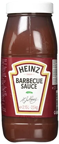 Heinz Barbecue Sauce – Rauchig-würzige Grillsauce in Plastikkanne – 2 x 2,15 l