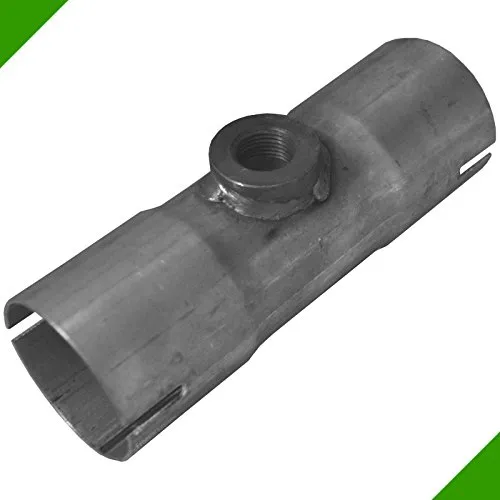 60mm Hosenrohr Gewindeanschluss Gewinde M18 x 1,5 Reparatursatz Lambdasonde Rohr Abgasanlage Rohrstück Reparatustück Sonde Klemmstück Sondenanschluss Auspuff