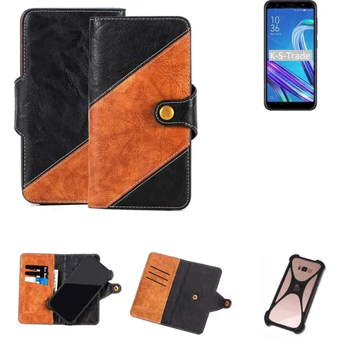 Handy Hülle für Asus ZenFone Max (M1) ZB556KL Wallet Case Cover Smartphone Sch