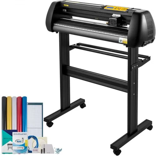 VEVOR Vinyl Schneidemaschine 720 mm - Präziser Schneideplotter für Werbung & DIY mit 5 Vinylrollen und hoher Schnittgeschwindigkeit