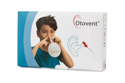 Otovent System 1 Nasenstück + 5 Luftmembra - Arzneimittel zur effektiven Druckregulation im Ohr, rezeptfrei erhältlich und ideal zur Linderung von Mittelohrentzündungen.