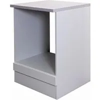 Flex-Well Classic Herd-Umbauschrank Wito 60 cm Weiß - Herdumbauschrank in Weiß, hochwertig verarbeitet und ideal für individuelle Küchenlösungen. Inklusive Arbeitsplatte und Nische für Einbauherd, perfekt für ein helles Küchenambiente.