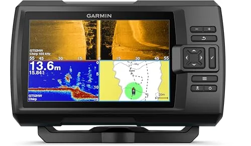 Garmin Striker Vivid 7sv Fischfinder mit Kartenmaterial - Erlebe 7 lebendige Echolotfarben für deinen Angelstil. Mit 3 CHIRP-Echolot-Optionen und Wegpunktmarkierung findest du immer zurück zu den besten Angelstellen. Ideal für präzise Tiefenansichten.