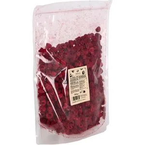 KoRo Gefriergetrocknete Himbeeren 350 g - Trockenfrüchte ohne Zusätze, 100% Himbeeren mit hohem Ballaststoffgehalt - perfekt als Snack oder Topping für Müsli und Pralinen!