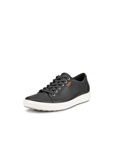 ECCO Damen Soft 7 Gtx Tie Schuhe, Schwarz, 40 EU - Damen-Sneaker aus hochwertigem Premium-Leder mit Comfort Fibre System für ganztägige Frische und einer Zweikomponenten-Sohle für extra Halt und Beweglichkeit.