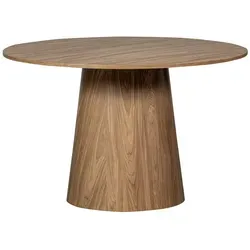 Esstisch Maan aus Holz Ø 120 cm - Esstisch aus hochwertigem Holz, ideal für gesellige Zusammenkünfte und Familienessen, mit einer großzügigen Tischplatte für maximalen Komfort.