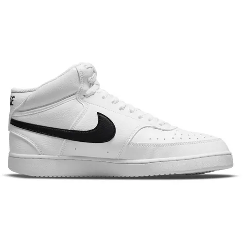 Nike Court Vision Mid Next Nature - Weiß - Sneaker mit klassischem 80er-Jahre-Basketball-Look, hergestellt aus mindestens 20% Recyclingmaterialien für umweltbewussten Stil und Komfort.