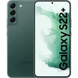 Samsung Galaxy S22+ 5G 8GB/128GB Grün (Phantom Green) Dual SIM - Handys ohne Vertrag mit 5G-Technologie, 48-MP-Triple-Kamera und langanhaltendem 5.000-mAh-Akku für ununterbrochenes Streaming und Spielen.