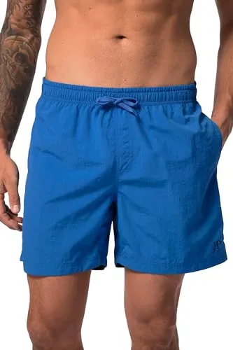 JP 1880 Herren Badeshorts - Schwarz, 5XL EU - Badeshorts für Herren aus schnell trocknendem Gewebe mit elastischem Bund und Kordelzug für optimalen Tragekomfort.