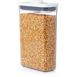 OXO Good Grips Vorratsbehälter POP 2.0 - 1.8 Liter, transparent und stapelbar - Modularer, luftdichter Vorratsbehälter für trockene Lebensmittel. Optimal organisiert dank Fülllinie und abgerundeten Ecken. Spülmaschinenfest und BPA-frei - ideal für Küche und mehr!