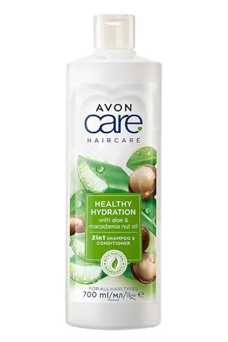 Avon Care 2 in1 Shampoo mit Aloe & Macadamianuß-Öl, 700 ml