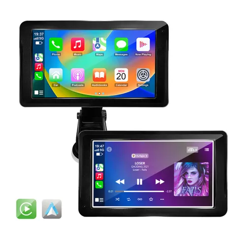 TECHNAXX Wireless Car Play & Android Auto Display TX-320 - Sonstiges Handy-Autozubehör, kabellose Verbindung für nahtloses Streaming und Navigation im Fahrzeug.