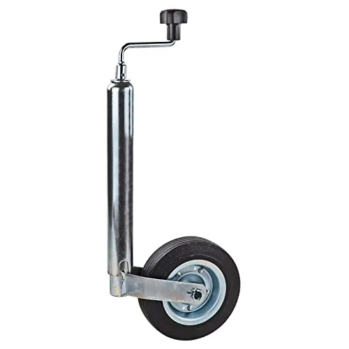 Stützrad 8' für Anhänger bis 225 kg - Robustes Stützrad für PKW-Anhänger und Wohnwagen, max. Tragfähigkeit 225 kg. Einfache Montage und zuverlässige Stabilität für sicheres Parken unterwegs.