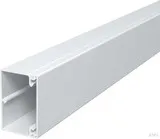 OBO Bettermann Kabelkanal 2000 x 60 x 40mm - Reinweiß - Praktischer Wand- und Deckenkanal mit Bodenlochung für eine einfache Montage. Inklusive 4 Oberteilklammern zur sicheren Befestigung. Ideal für eine saubere Verkabelung.