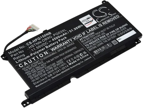 Powery Akku für Laptop HP Pavilion Gaming 15-DK0000NV, 11,55V, Li-Polymer