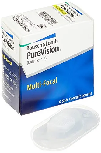 Bausch And Lomb PureVision® Multifocal Monatslinsen 6er Pack - Multifokale Kontaktlinsen für klare Sicht in allen Entfernungen. Hohe Sauerstoffdurchlässigkeit und optimaler Tragekomfort machen sie zur idealen Wahl für den Alltag.