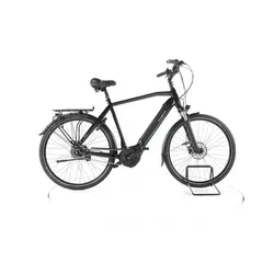 Velo de Ville AEB 290 Allround City E-Bike 2022 - deep black - 60 cm - E-Bikes, ausgestattet mit Bosch PowerTube 400 Wh Akku für lange Fahrten, ideal für Stadtfahrten und komfortable Mobilität.