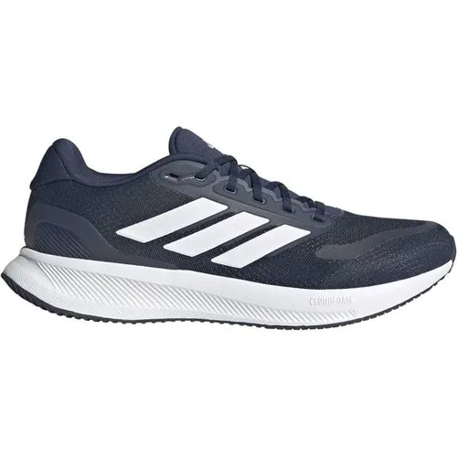 adidas Herren Runfalcon 5 Running Shoes - Bequeme Laufschuhe in Legend Ink/Cloud White/Core Black, 42 2/3 EU - Laufschuhe mit regulärer Passform, atmungsaktivem Mesh-Obermaterial und OrthoLite Einlegesohle für optimalen Komfort beim Laufen.