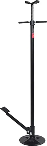 KS Tools Teleskop-Unterstellstütze - Wagenheber für zusätzliche Stütze, stufenlos verstellbar mit sicherem Stand und Fußpedal für Feinjustierung – ideal für Werkstatt und Reparaturarbeiten.