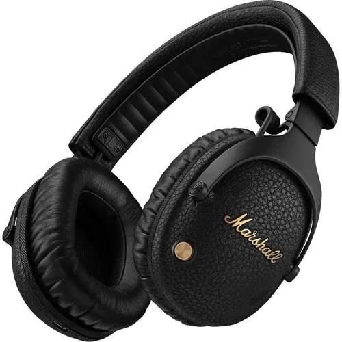 Marshall Monitor III A.N.C. Black - Over-ear Noise-Cancelling-Kopfhörer, 100h Akkulaufzeit und Headsetfunktion für besten Komfort