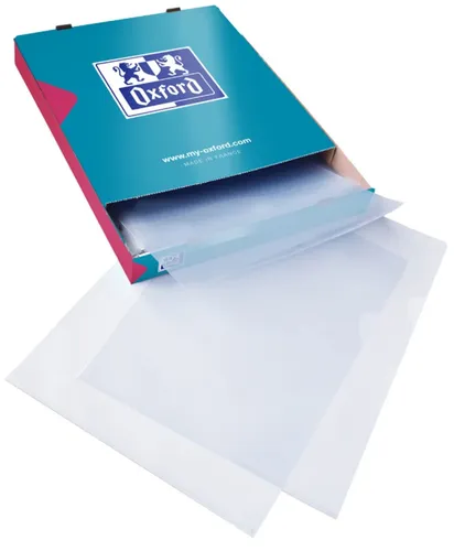 Oxford Sichthüllen SHINE A4, PP-Folienstärke: 0,12 mm 100 - Prospekt- & Sichthüllen, hochwertige PP-Folien für optimalen Schutz und perfekte Sichtbarkeit Ihrer Dokumente.