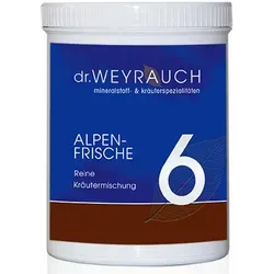 Dr. Weyrauch Nr. 6 Alpenfrische für Pferde 1,2 kg - Tiergesundheit - Unterstützt die Atemwege mit einer einzigartigen Kräutermischung aus Thymian, Süßholz und Fenchel für optimale Gesundheit und Wohlbefinden Ihres Pferdes.