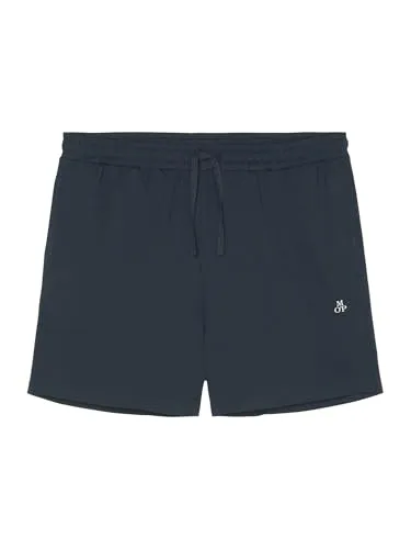 Marc O´Polo Men's Mix&Match Shorts Pajama Bottom, Navy, Large - Schlafanzughosen für Herren, mit klassischem Look und angenehmem Tragegefühl für entspannten Schlaf.