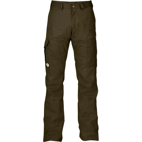 Fjällräven Herren Karl Pro Outdoor Hose - Dark Olive, Größe 46 EU - Robuste Outdoorhose aus G-1000 Material, das gewachst werden kann für erhöhte Wasserbeständigkeit. Ideal für Abenteuer mit praktischen Taschen und vorgeformten Knien.