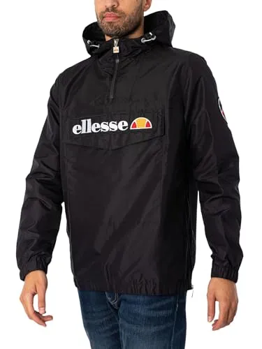 ellesse Herren Mont 2 Oh Jacket - Stylische Funktionsjacke in Anthracite - Funktionsjacke für optimalen Schutz bei Outdoor-Aktivitäten, mit elastischem Bungee-Kordelzug und praktischen Seitentaschen für einen modernen Look.