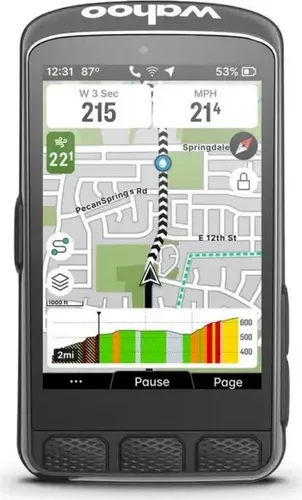 WAHOO ELEMNT ACE GPS Fahrradcomputer - Fahrradcomputer mit GPS für präzises Tracking, kompakt und leicht, ideal für Radsportler, 2 Jahre Herstellergarantie