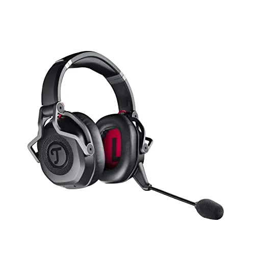 Teufel CAGE - Gaming Kopfhörer mit 7.1 Surround-Sound - Surround-Kopfhörer mit beeindruckendem 7.1-Surround-Sound, HD-Mikrofon für klare Sprachübertragung und hohem Tragekomfort, ideal für Gamer und Multimedia-Enthusiasten.