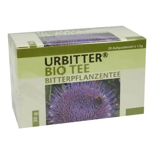 Urbitter Bio Tee 30 G - Bio Tee aus einer einzigartigen Mischung von Wildkräutern und -früchten, fördert das Wohlbefinden und bietet einen charakteristischen, bitteren Geschmack. Ideal für Teeliebhaber!