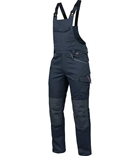 WÜRTH MODYF Arbeitslatzhose Stretch X - professionelle Arbeitshose für Herren - Latzhose mit Reißverschluss - in der Größe 60 in Blau
