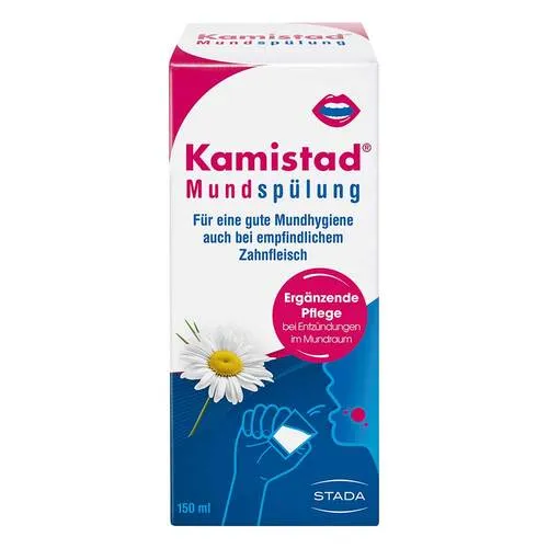Kamistad Mundspülung bei Zahnfleischentzündungen und Aphten