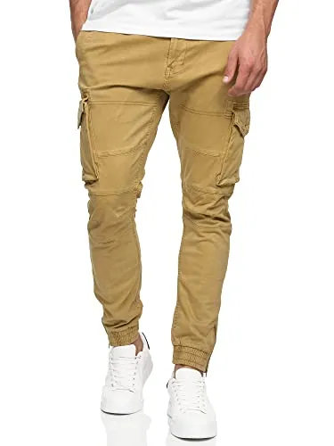 Indicode Cargohose Alex - Vielseitige Wanderhose mit 6 praktischen Taschen - Wanderhosen mit 6 praktischen Taschen, ideal für Outdoor-Abenteuer und den Alltag. Entdecke die lässige Mode des dänischen Labels INDICODE.