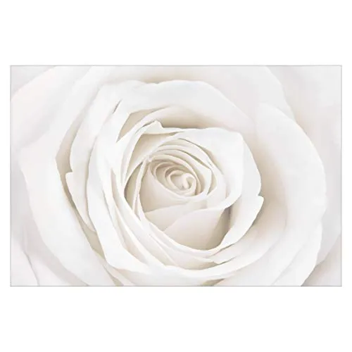 Bilderwelten Blumen Fototapete Landhaus inkl. Kleister 384x255cm - Vliestapete Made in Germany - große Blumen Tapete Schlafzimmer - Rosen Blumentapete 3D - Tapete floral Wohnzimmer Flur T_2138