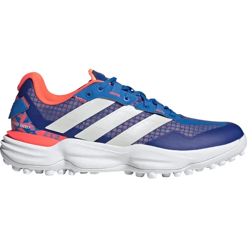 adidas Unisex Adipower 3 Hockey-Schuhe – Bright Royal/Zero Metalic/Cloud White, 42 EU - Hochwertige Hockey-Schuhe mit regulärer Passform. Der strapazierfähige Obermaterialmix sorgt für Komfort und Stabilität auf dem Platz.