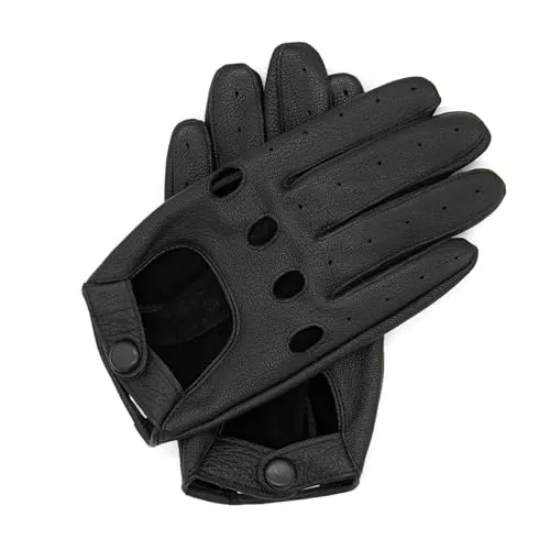 Hand Gewand by Weikert PETE - Premium Herren Autofahrerhandschuhe aus Ziegenleder - Hochwertige Autofahrerhandschuhe aus feinstem Ziegenleder mit Touchscreenfunktion für optimalen Grip und Komfort. Stilvoll und nachhaltig – ideal für jeden Fahrer.