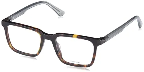 Police Unisex VPLF76 Sunglasses, Dark Havana, 51
