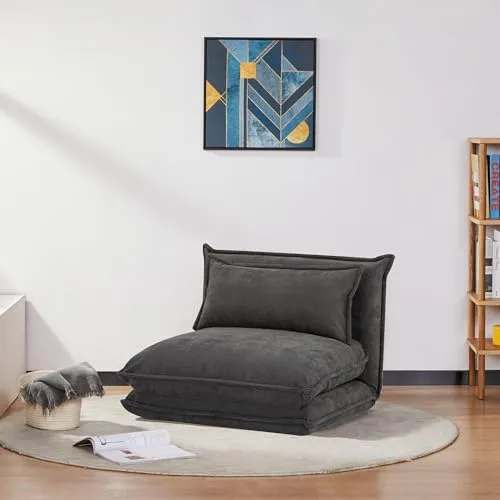 Schlafsessel Umeå - Vielseitiger Relaxsessel mit Schlaffunktion - Relaxsessel & -liegen, ideal für kleine Räume, zusammenklappbar und mit fünffach verstellbarer Rückenlehne für höchsten Sitz- und Liegekomfort.