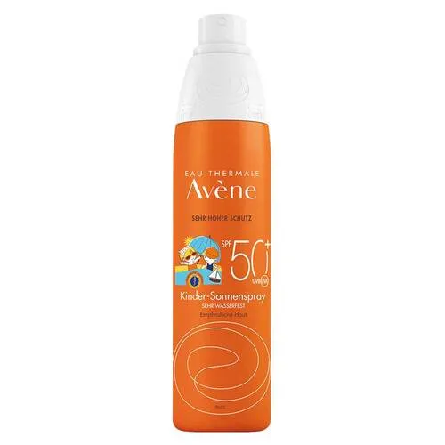 Avene Kinder-Sonnenspray SPF 50+ - Sonnenschutzmittel für Kinder, bietet optimalen UV-Schutz für empfindliche Haut und ist einfach aufzutragen.
