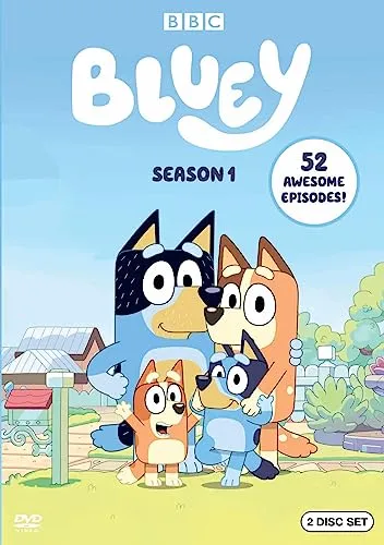 Bluey: Season 1 - DVD - Familienfreundliche Unterhaltung mit der beliebten Bluey, ideal für Kinder und Eltern, um gemeinsam Spaß zu haben.