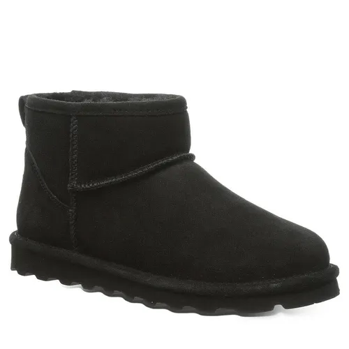 BEARPAW "SHORTY" Damen Winterboots, Gr. 38, schwarz - Wanderschuhe, BEARPAW Winterboots aus wasserabweisendem Veloursleder mit gefütterter Lammwolle und herausnehmbarer Innensohle für optimalen Komfort.