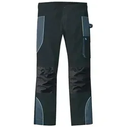 Scheibler Arbeitshosen Männer Reflektierende Cargohose Herren Bequeme Schnittschutzhose Outdoor Hose mit Multifunktionalen Taschen Schwarz/Anthrazit 50